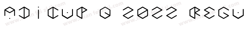 AdiCup Q 2022 Regular字体转换